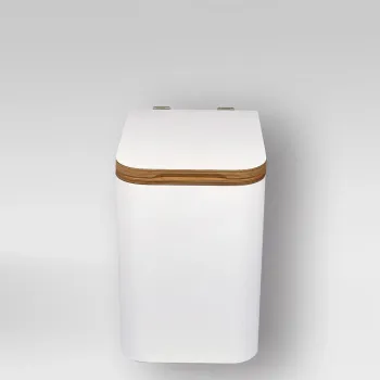 Trelino® Timber L Trenntoilette Korpus: Weiß Einsatz: Anthrazit